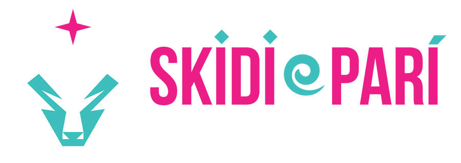 Skidi Parí logo - dark theme